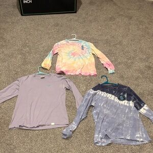 Simply Southern Kids Tie-Dye and Solid Long Sleeve Tees